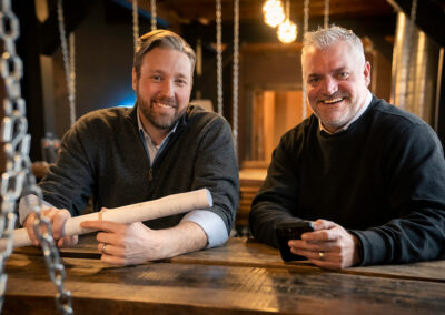 Thunder Plains principal investors Ryan Clement, left, and Will Edwards, right.